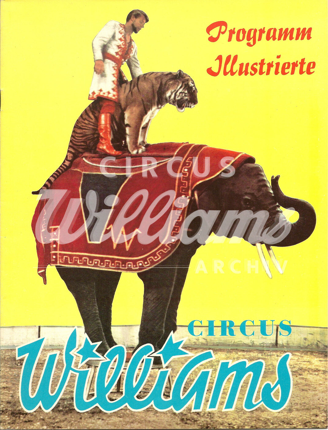 Programmheft der Tournee 1968
